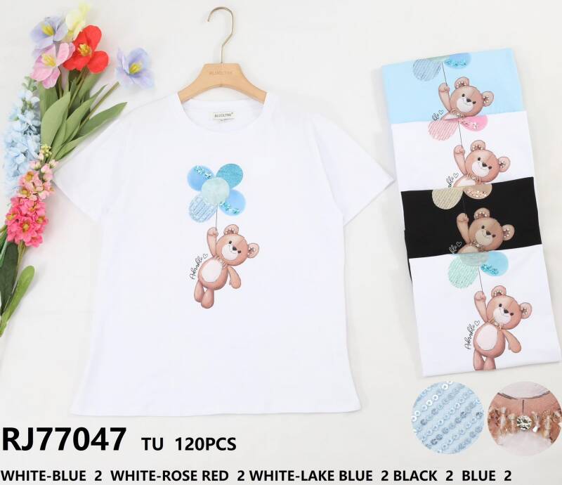 Bluzki damskie Roz Standard, Mix Kolor Paczka 10 szt